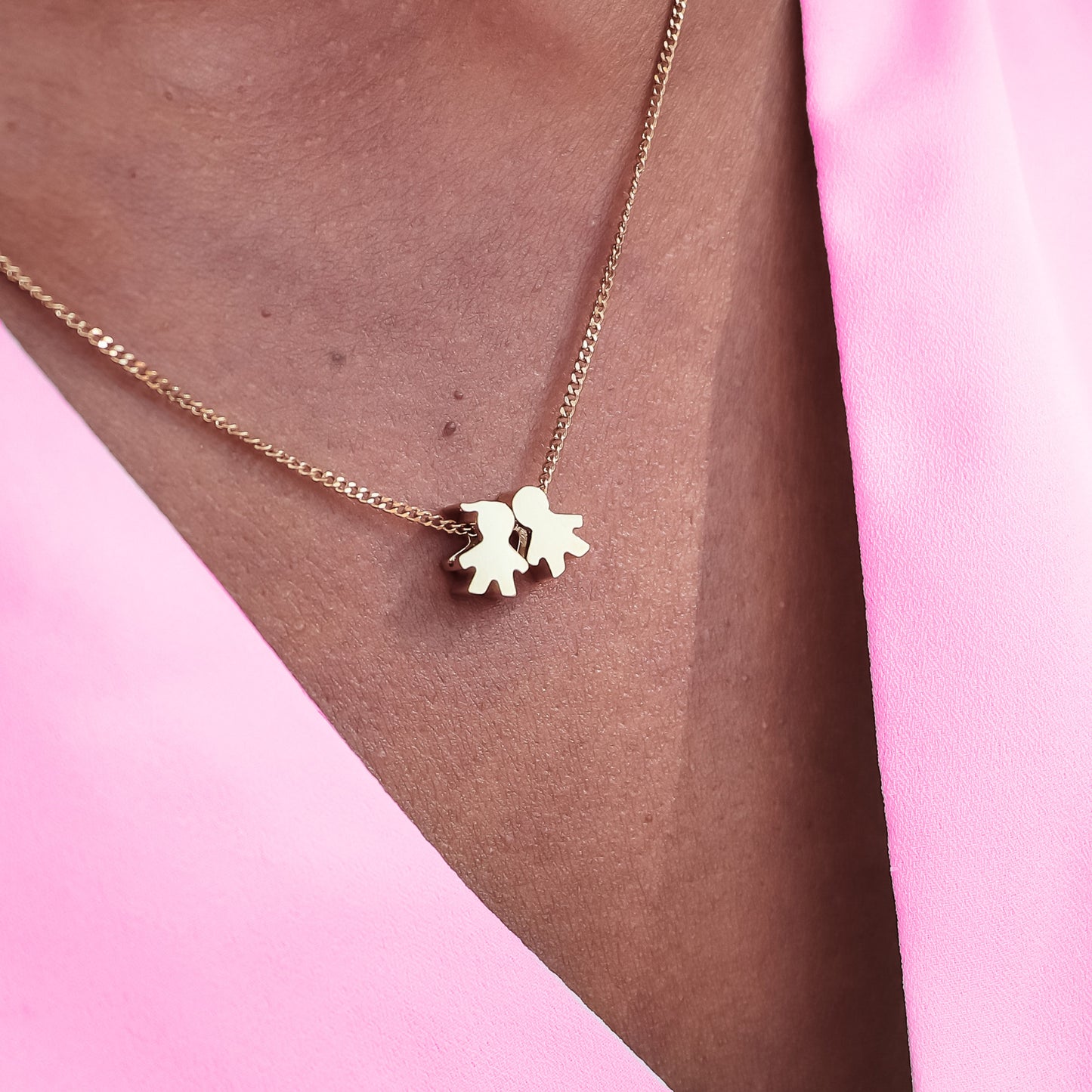 Necklace Boy or Girl (create your own) - gold & silver