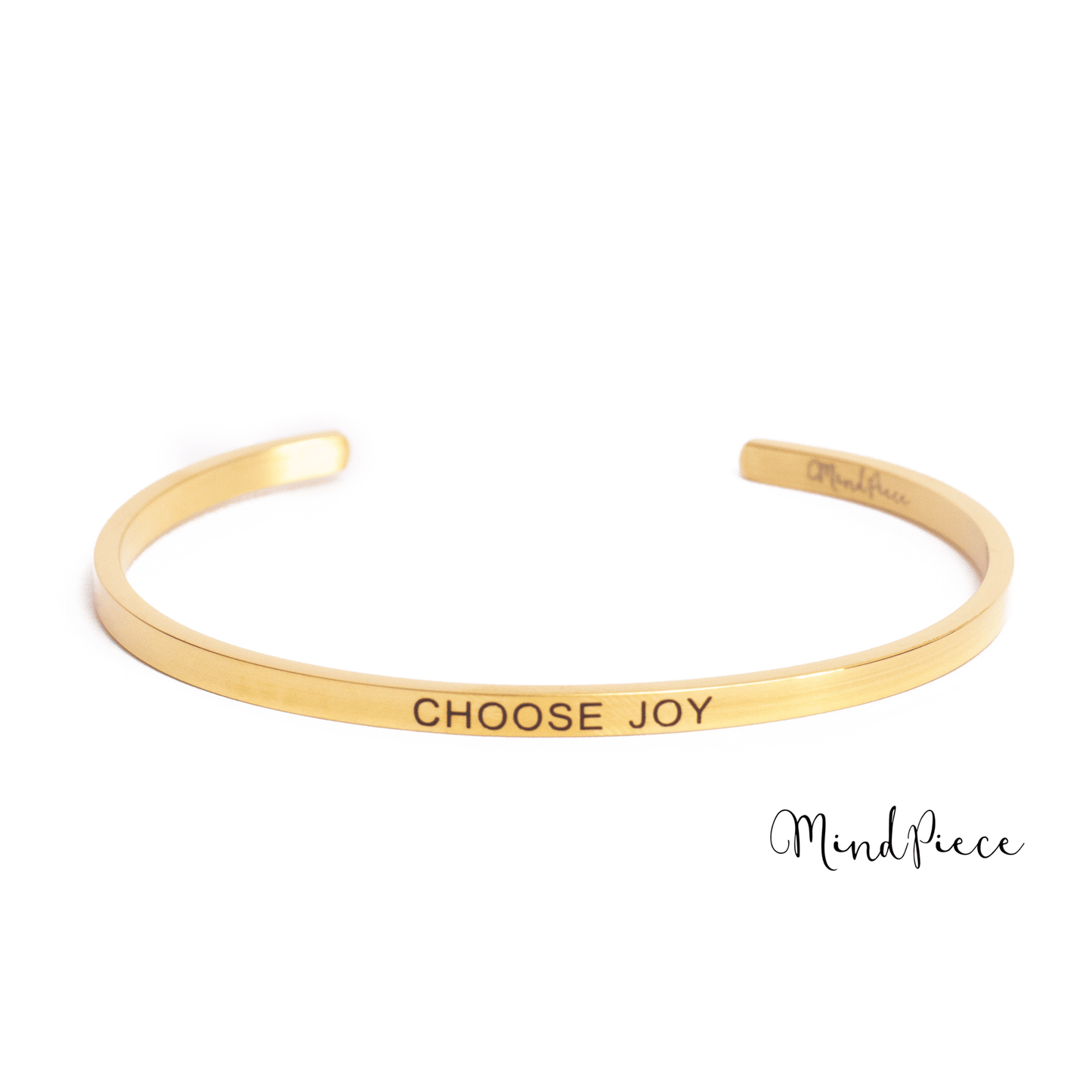 Bracelet quote | choose joy (1 pcs) - gold & silver