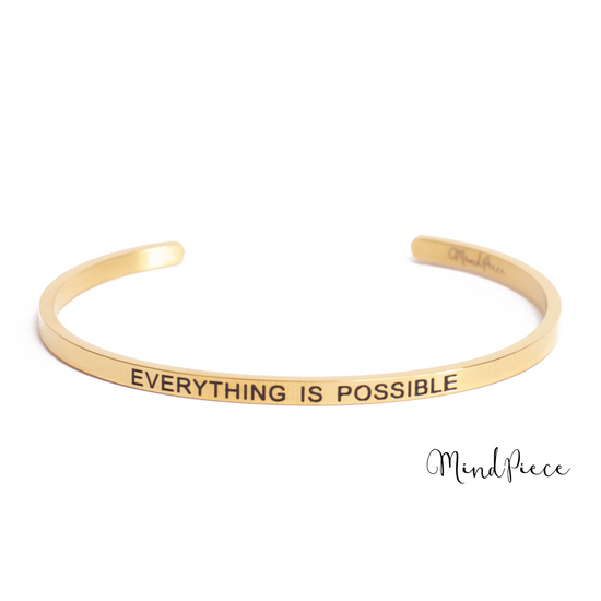 Bracelet | everything is possible (1 pcs) - gold, silver & rose