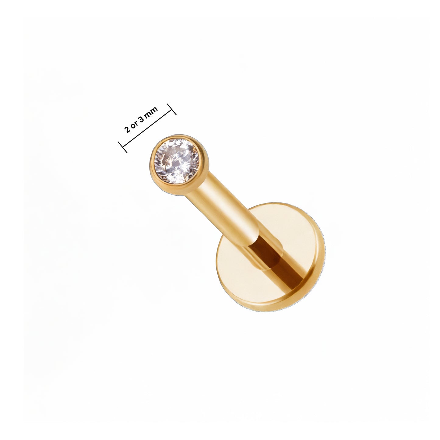 Ear Piercing Nova -  titanium | gold