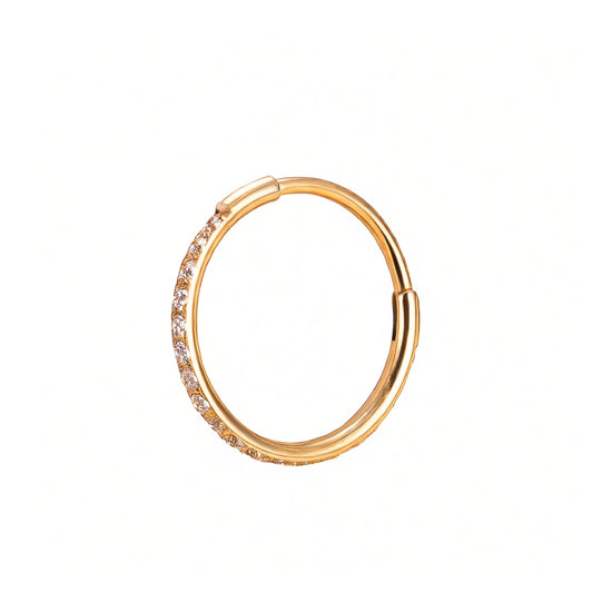 Clicker Piercing Livia -  titanium | gold