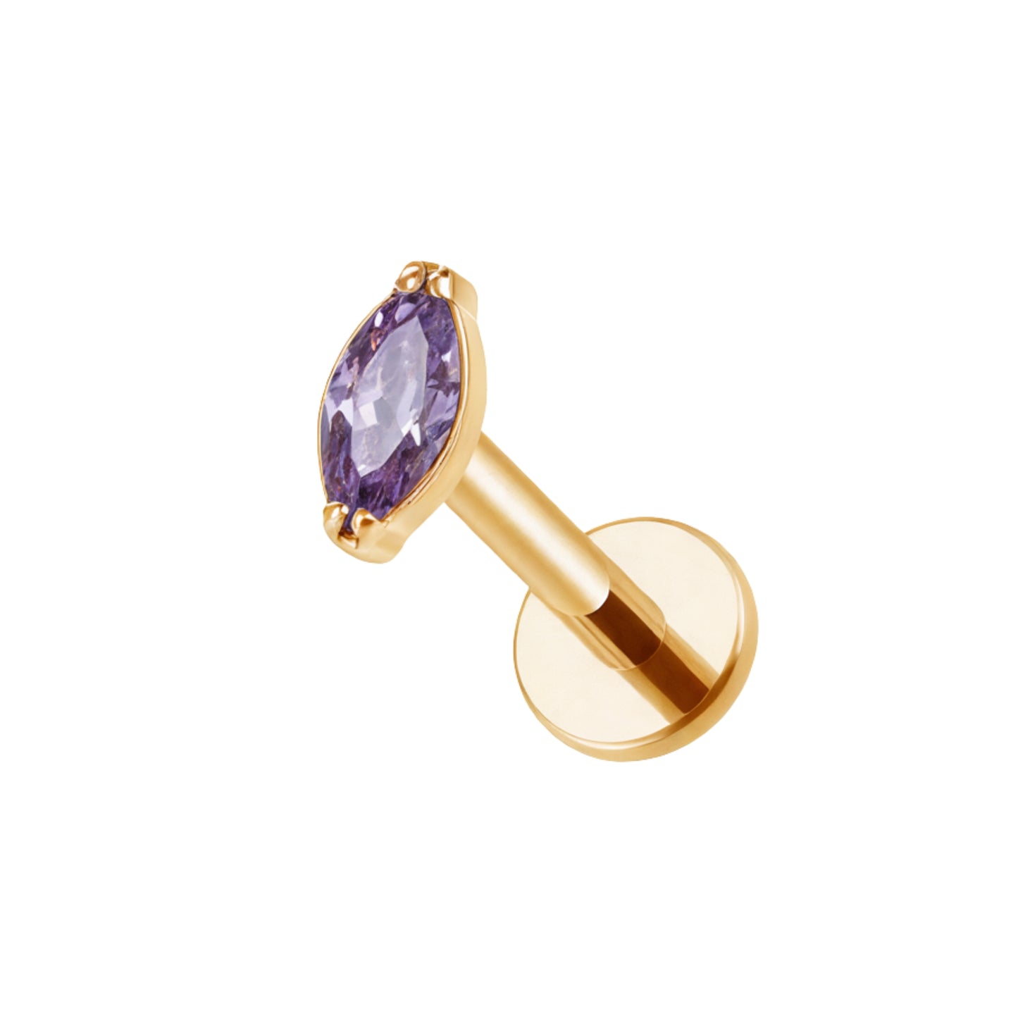 Ear Piercing Aura -  titanium | gold