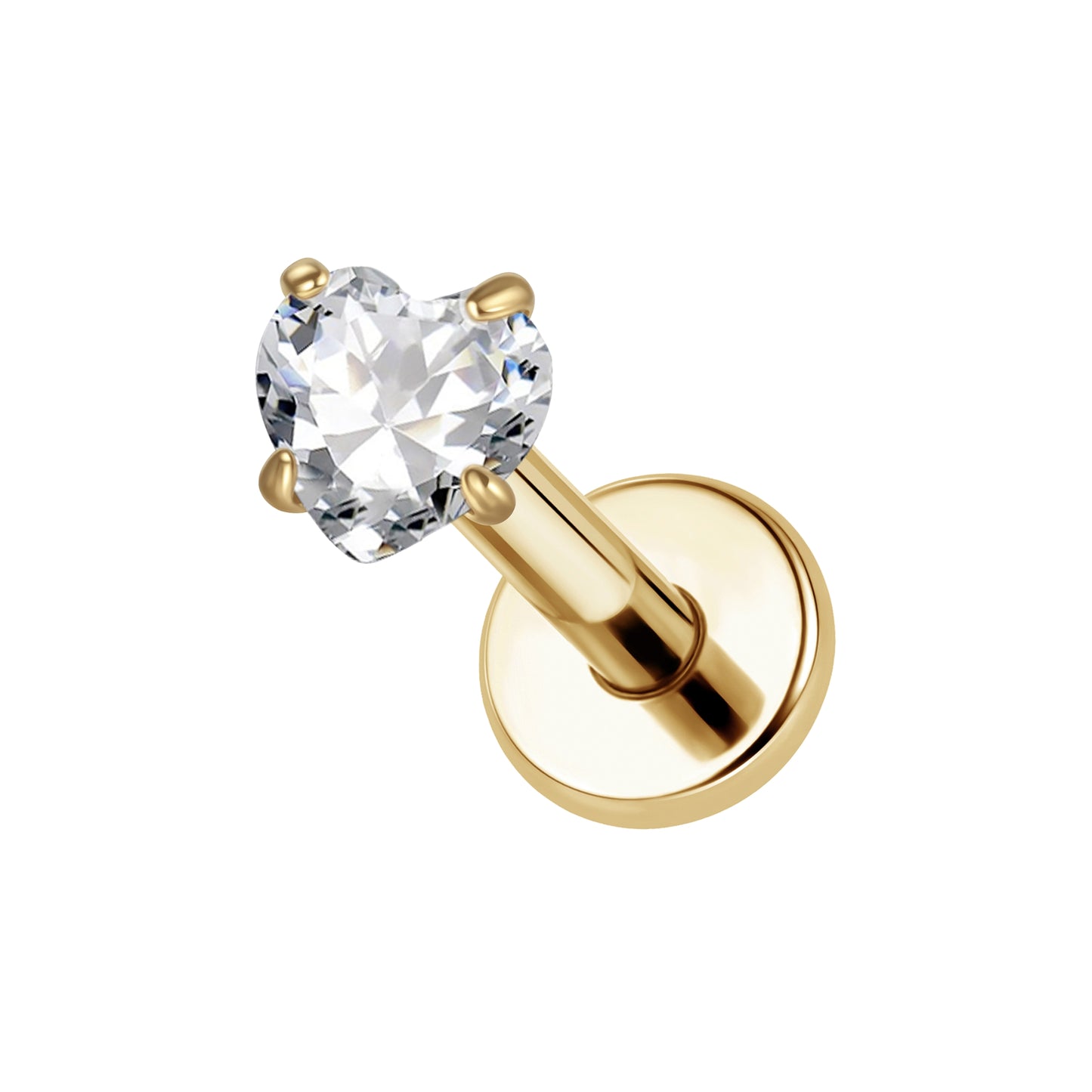 Ear Piercing Carys -  titanium | gold