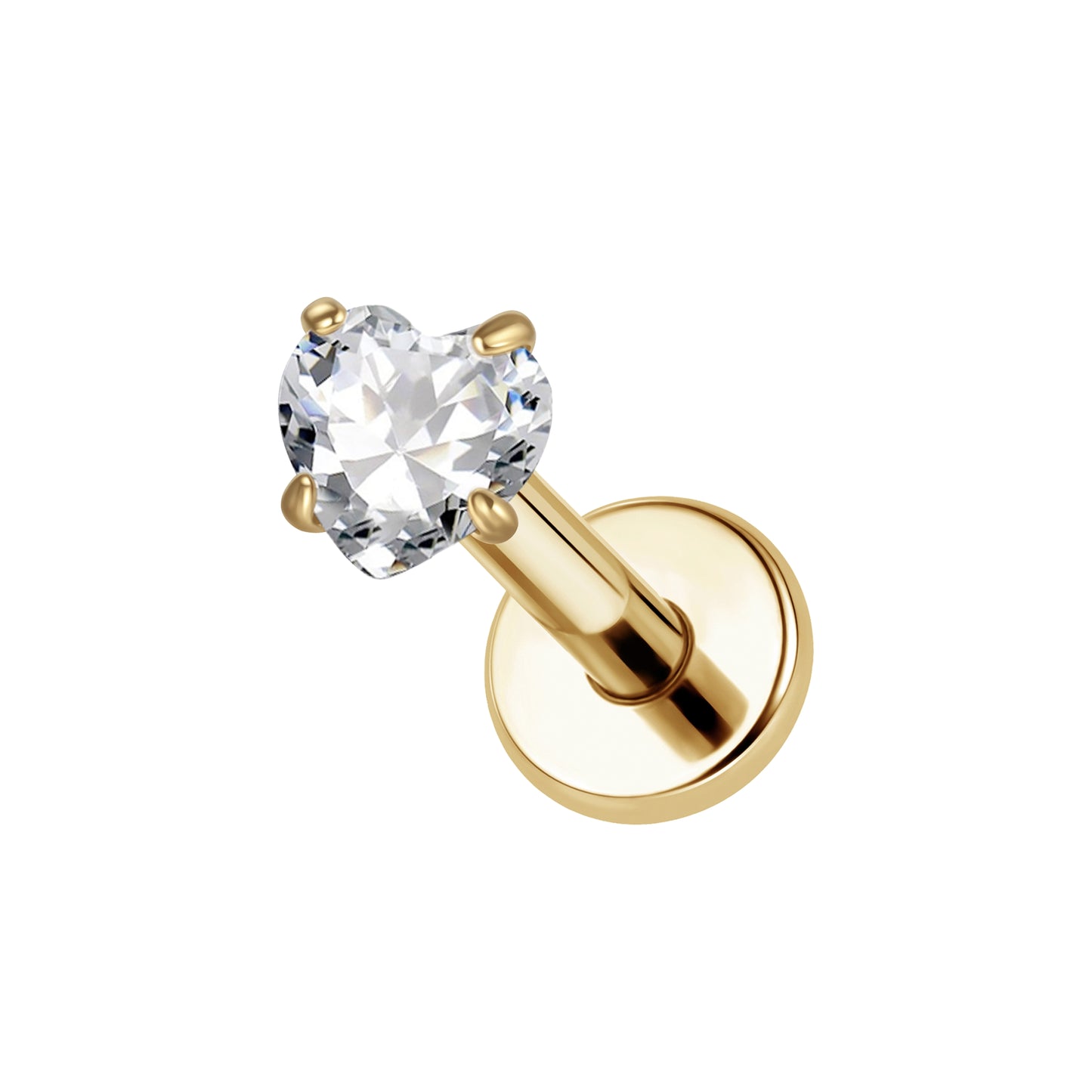 Ear Piercing Carys -  titanium | gold