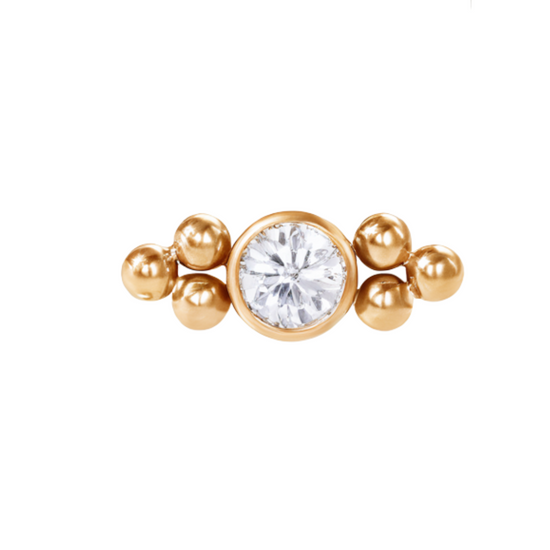 Ear Piercing Lola -  titanium | gold