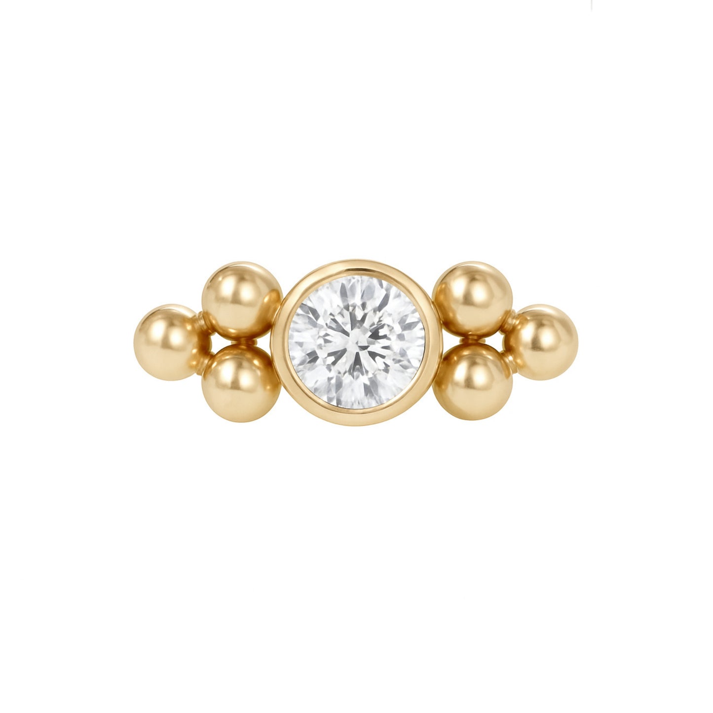 Ear Piercing Lola -  titanium | gold