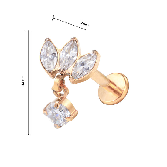 Ear Piercing Jolie -  titanium | gold
