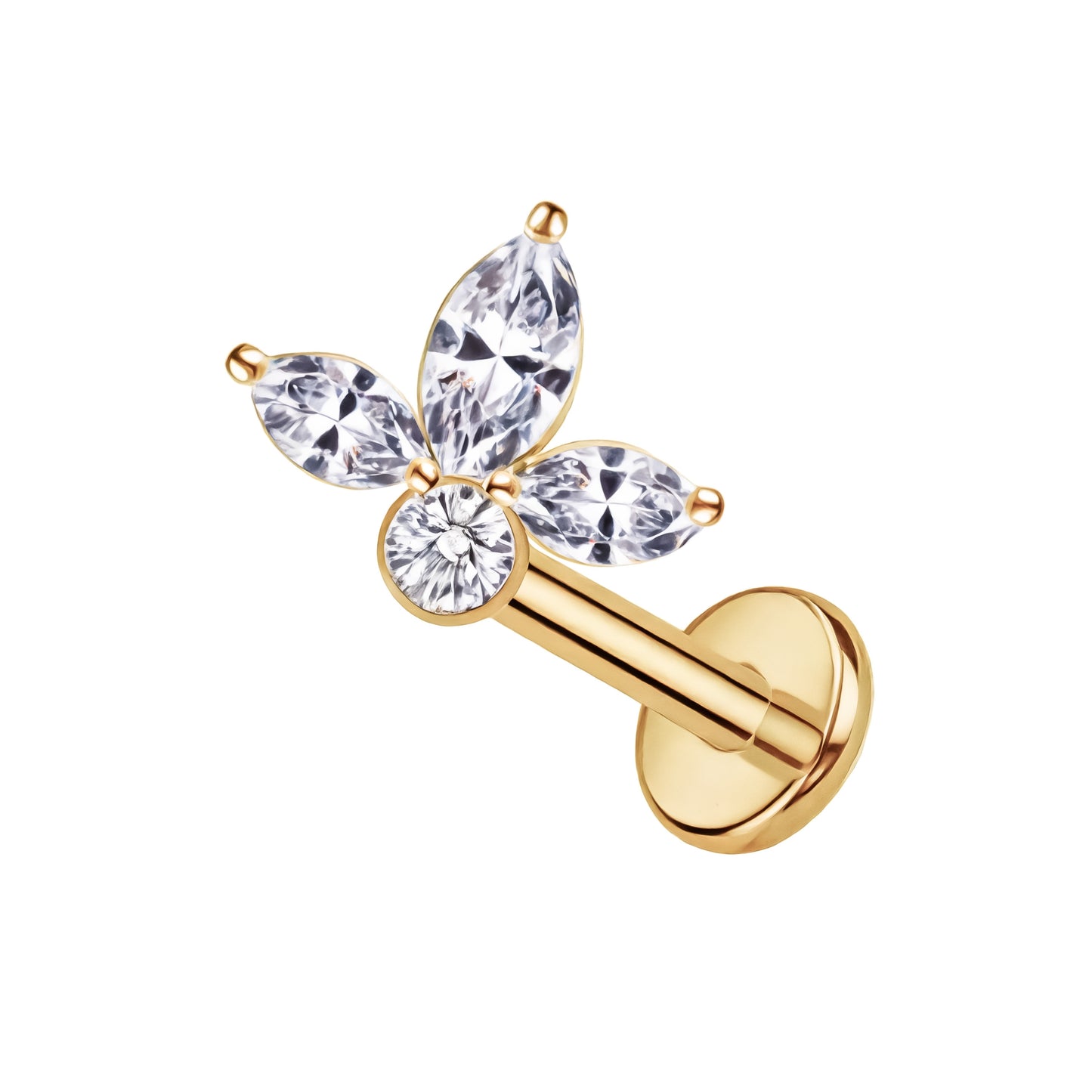 Ear Piercing Zola -  titanium | gold