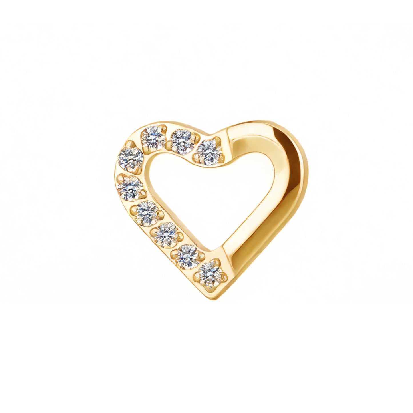 Ear Piercing Amia -  titanium | gold
