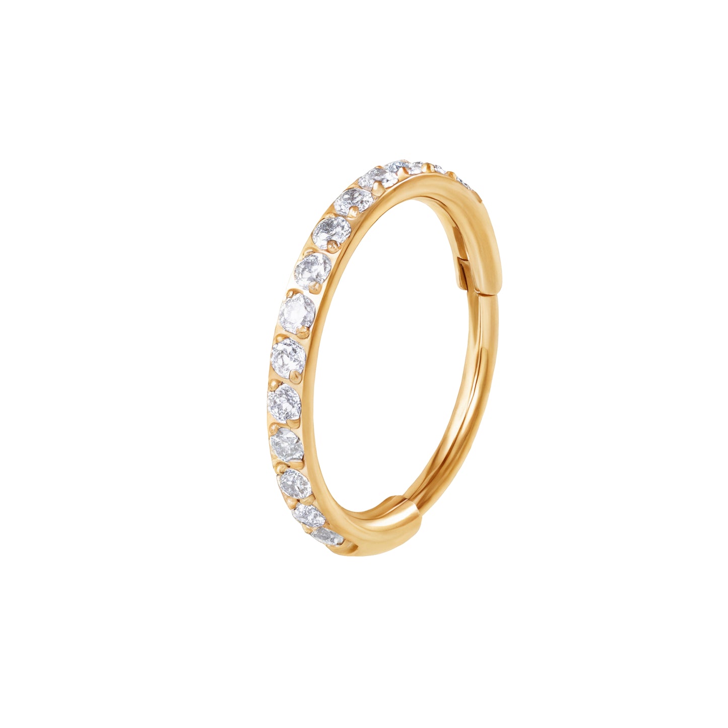 Clicker Piercing Isla -  titanium | gold