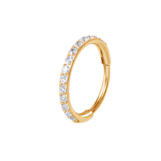 Clicker Piercing Isla -  titanium | gold