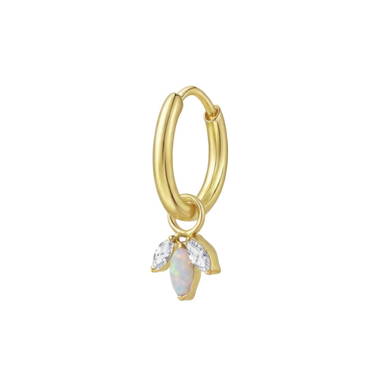 Clicker Piercing Lilia -  titanium | gold