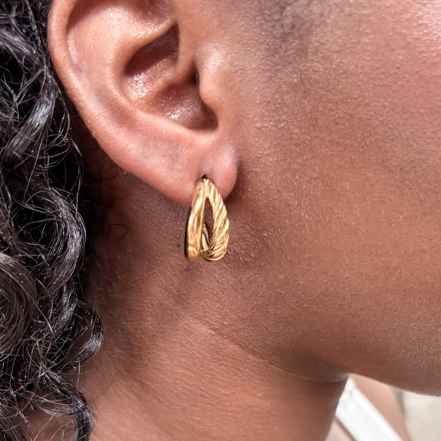 Earring Hoops Mix - 20 mm | gold + silver