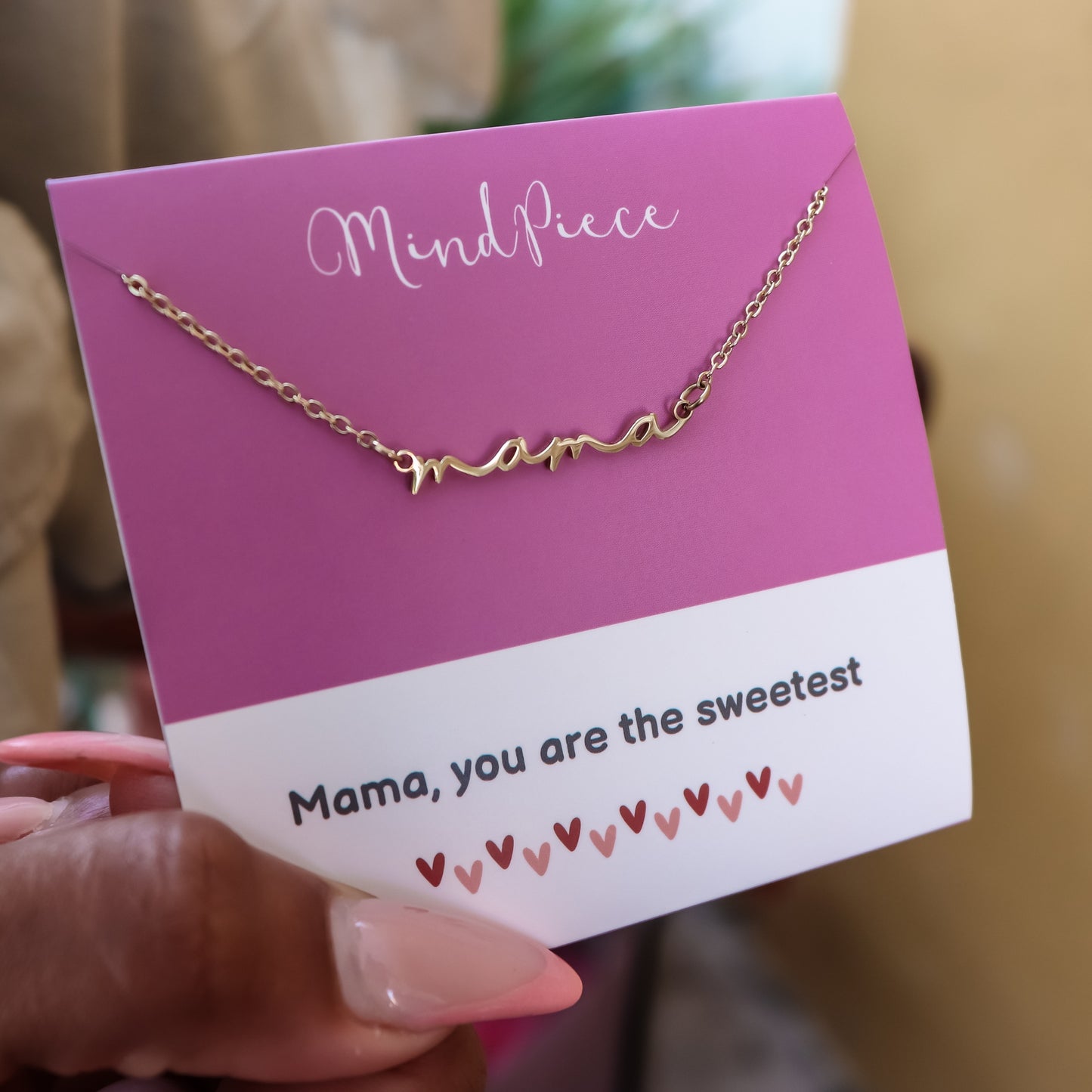 Necklace Mama Playful - gold & silver