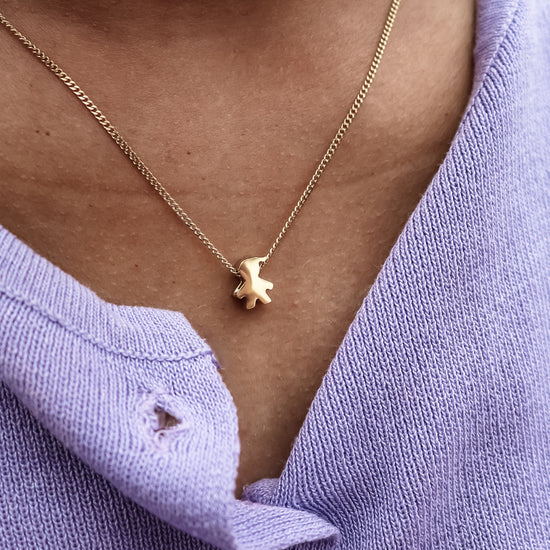 Necklace Boy or Girl (create your own) - gold & silver