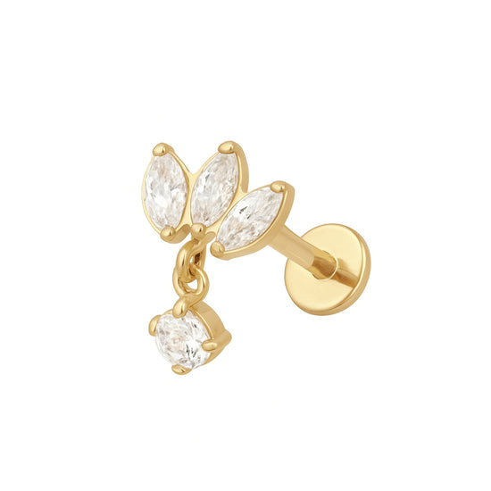 Ear Piercing Jolie -  titanium | gold