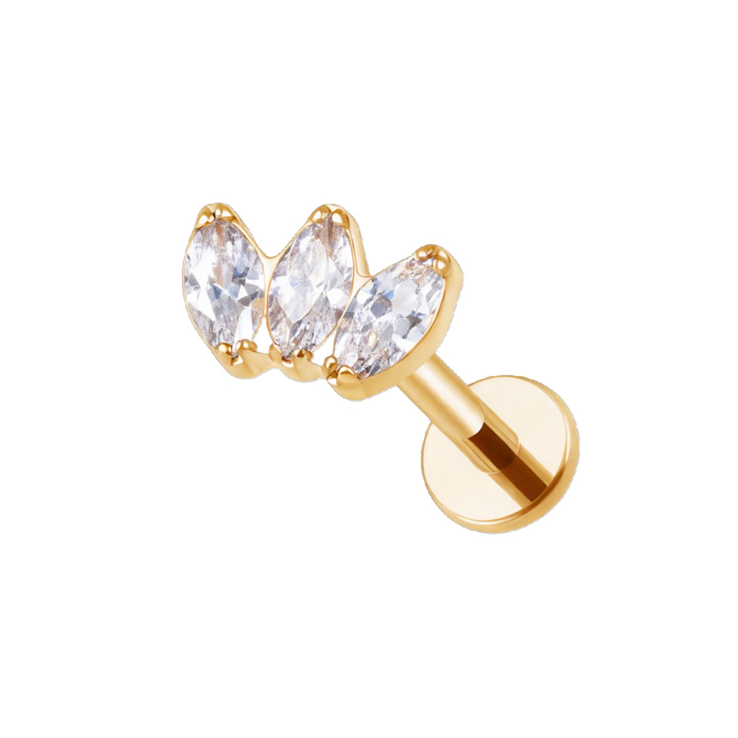 Ear Piercing Lumi -  titanium | gold