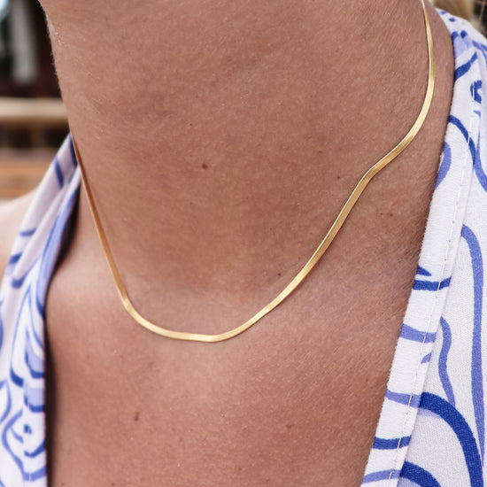 Necklace snake basic - gold