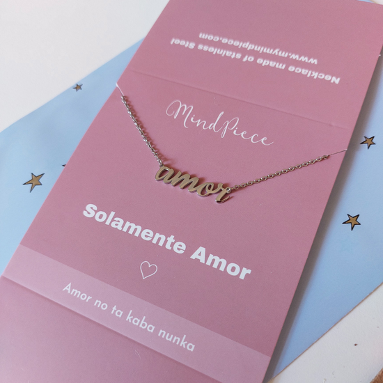 Necklace amor - gold & silver