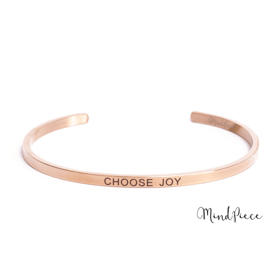 Quote bracelet - Choose Joy | silver (1 pcs)