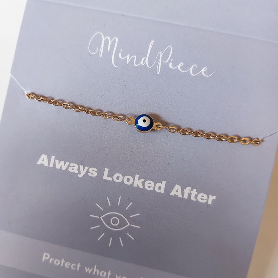 Bracelet evil eye - gold & silver