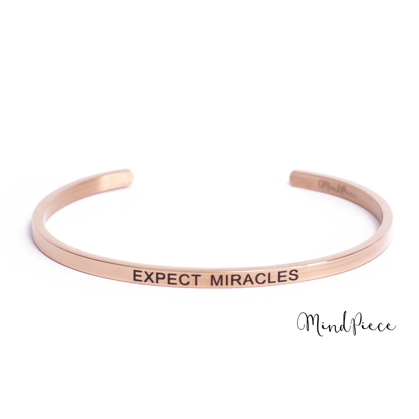 Quote Bracelet - Expect miracles (1pcs)