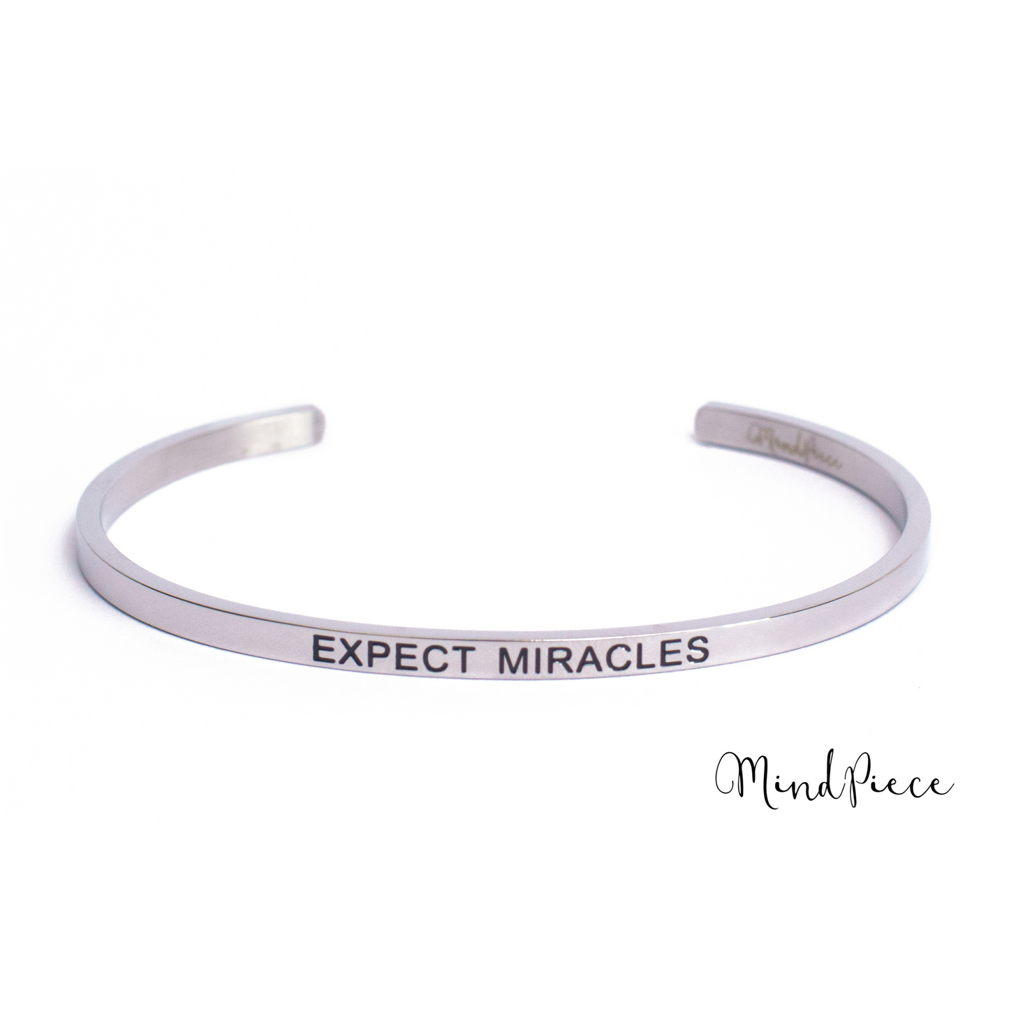 Quote Bracelet - Expect miracles (1pcs)
