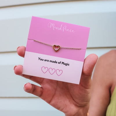 Bracelet open heart - Gold & Silver