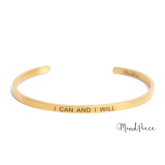 Quote Bracelet- I can and I will (1 pcs)