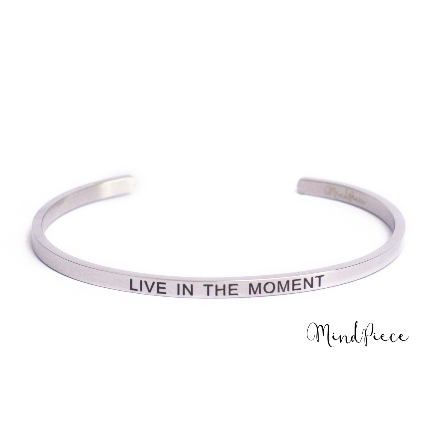 Load image into Gallery viewer, Quote Bracelet - Live in the moment (1 pcs)
