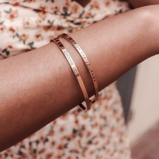 Quote Bracelet - Enjoy the journey (1 pcs)