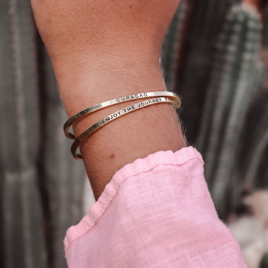 Quote Bracelet - Enjoy the journey (1 pcs)
