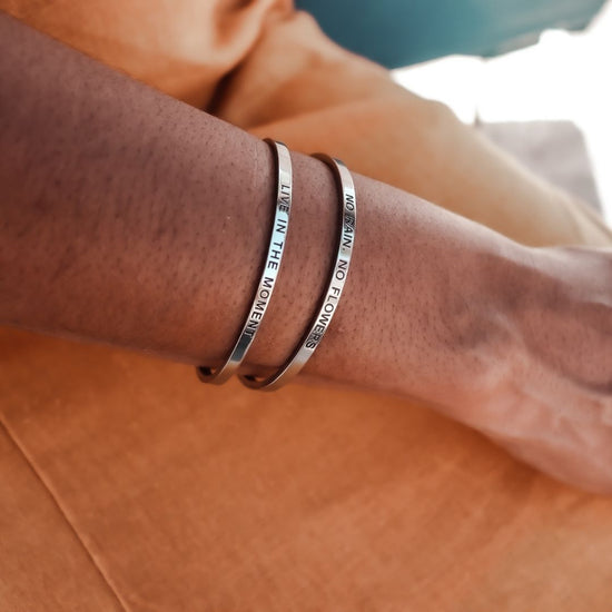 Bracelet | live in the moment (1 pcs) - gold, silver & rose