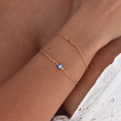 Evil Eye Bracelet - Gold | Blue or Green