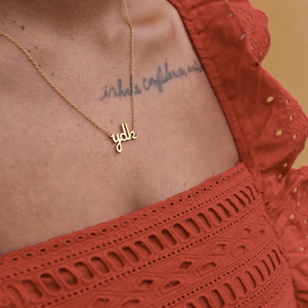 Necklace YDK - silver