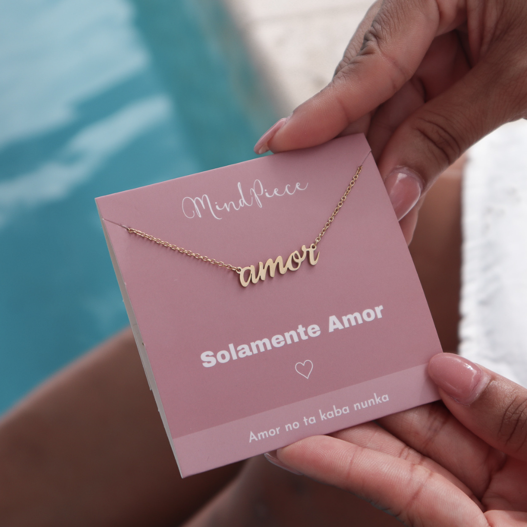 Necklace amor - gold & silver