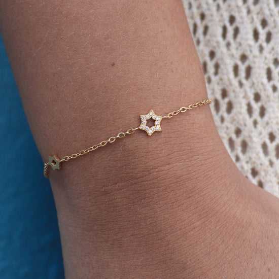 Load image into Gallery viewer, Bracelet little stars - Gold &amp;amp; silver
