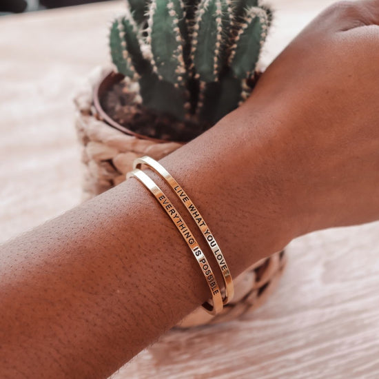 Quote Bracelet - Everything is possible