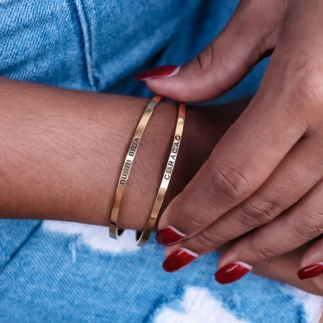 Bracelet | dushi bida (1 pcs) - gold, silver & rose