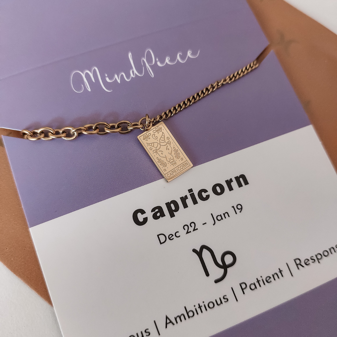 Anklet zodiac sign - gold & silver – Jewel Junkie Curaçao