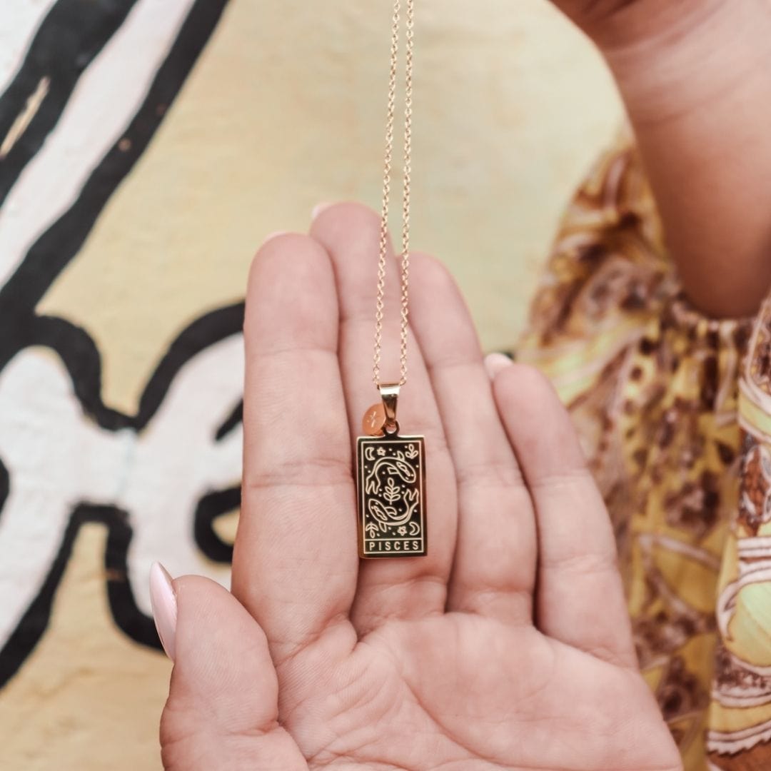 Necklace zodiac sign | 12 signs - gold & silver – Jewel Junkie Curaçao